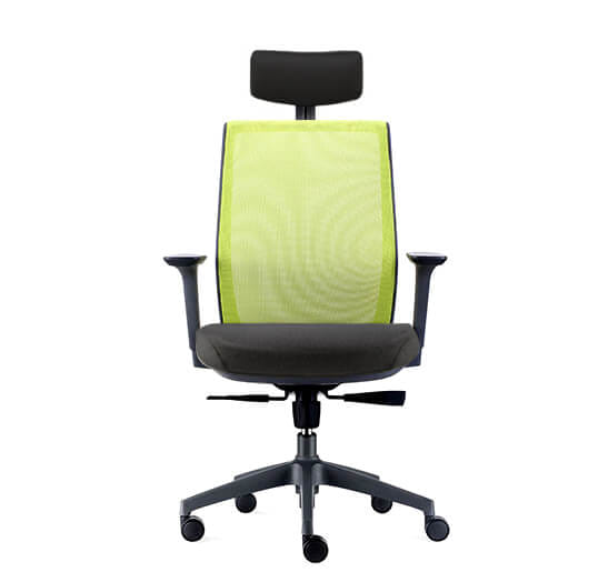 เก้าอี้สำนักงาน DF PROCHAIR รุ่น Loop-H สีเขียว
